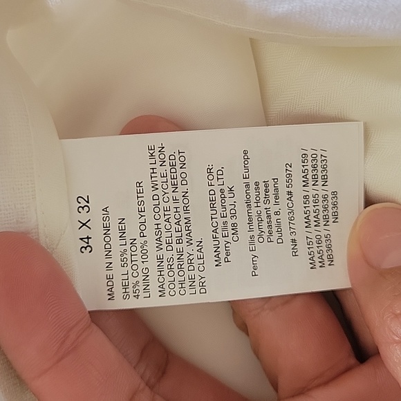 NWT PERRY ELLIS PORTFOLIO, Slit Below The Waist, Slim Fit, SIZE 34X32 - Picture 6 of 9